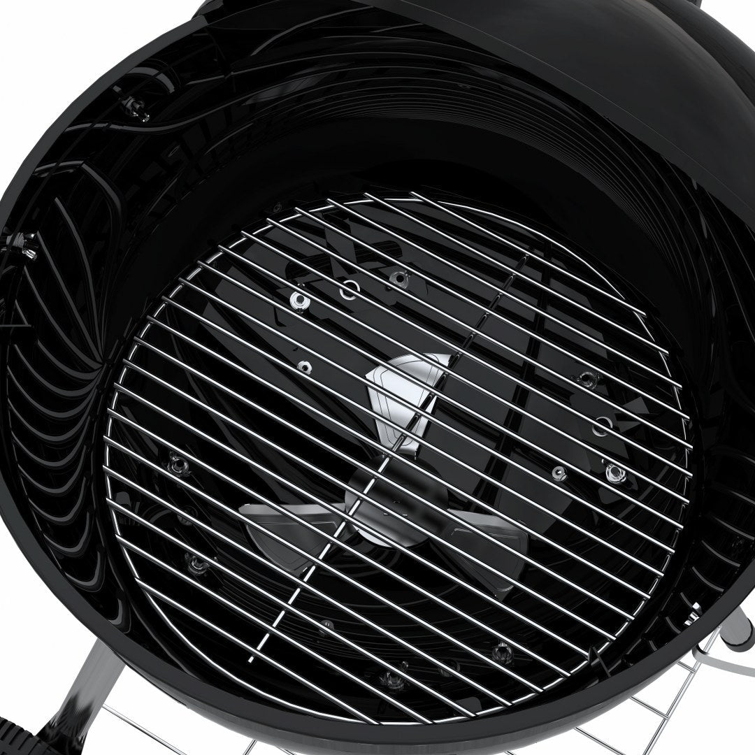 Lifespace 57cm Premium Charcoal Kettle Braai & Grill - thicker walls for better heat retention - Lifespace