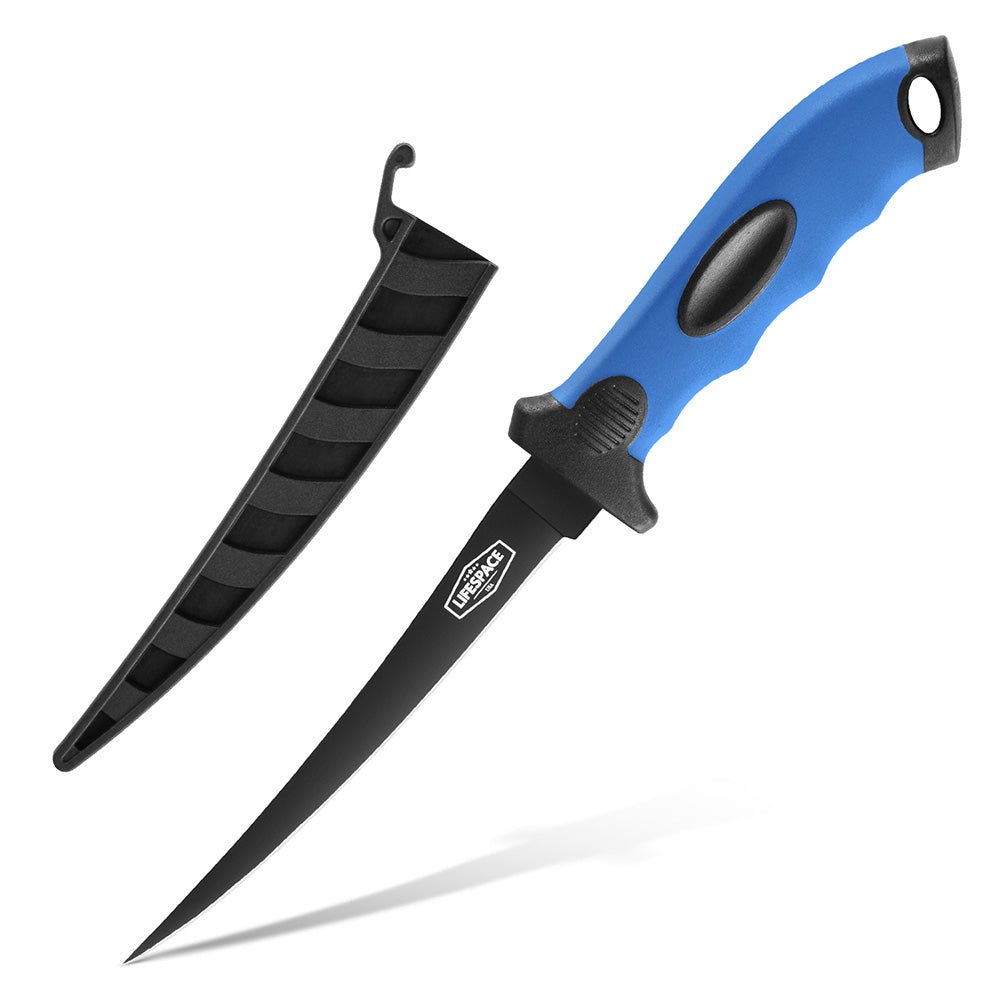 Lifespace 6" Stainless Steel Fish Filleting Knife With Sheath - Lifespace