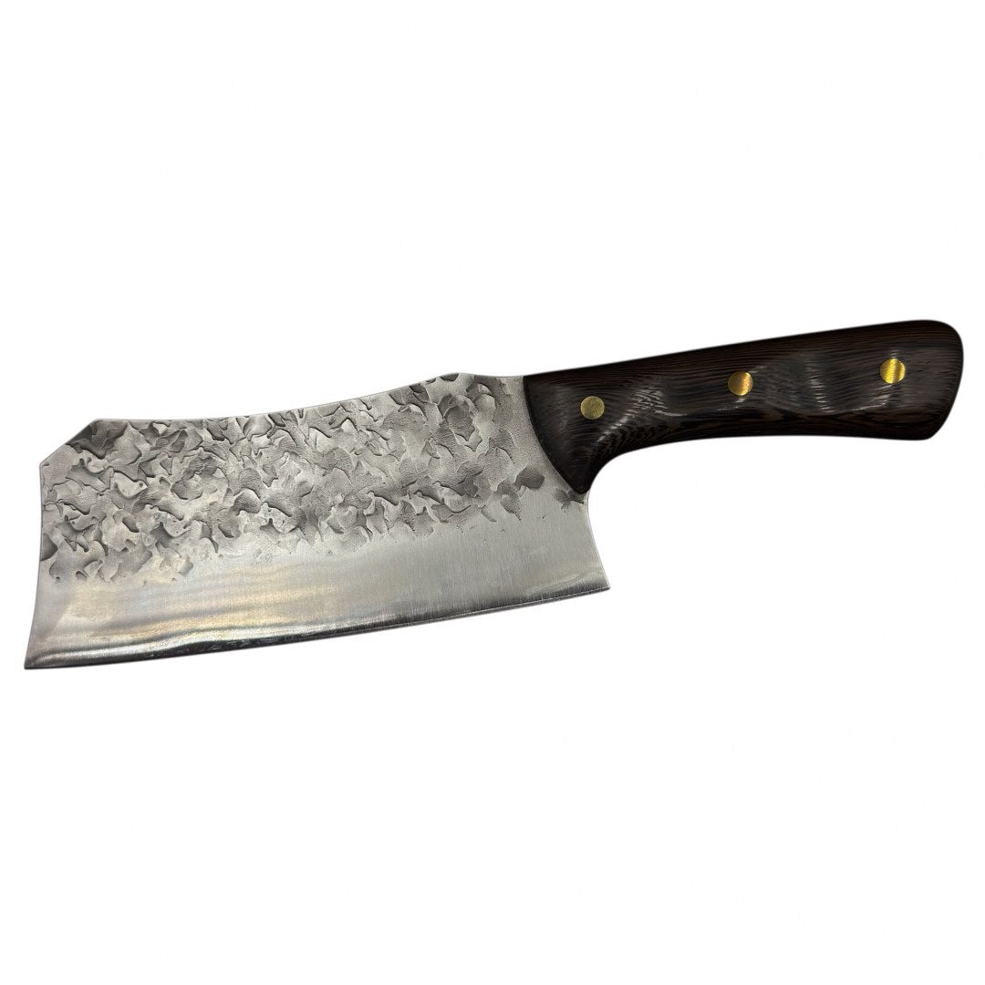 Lifespace 8" Chef Chopping Cleaver with 3 Rivets & Wood Handle - Lifespace