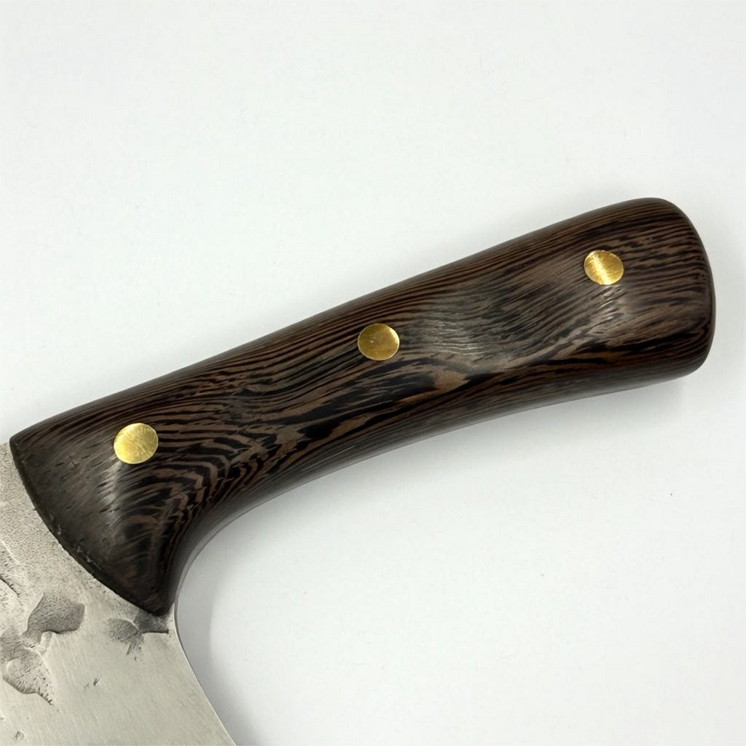 Lifespace 8" Chef Chopping Cleaver with 3 Rivets & Wood Handle - Lifespace