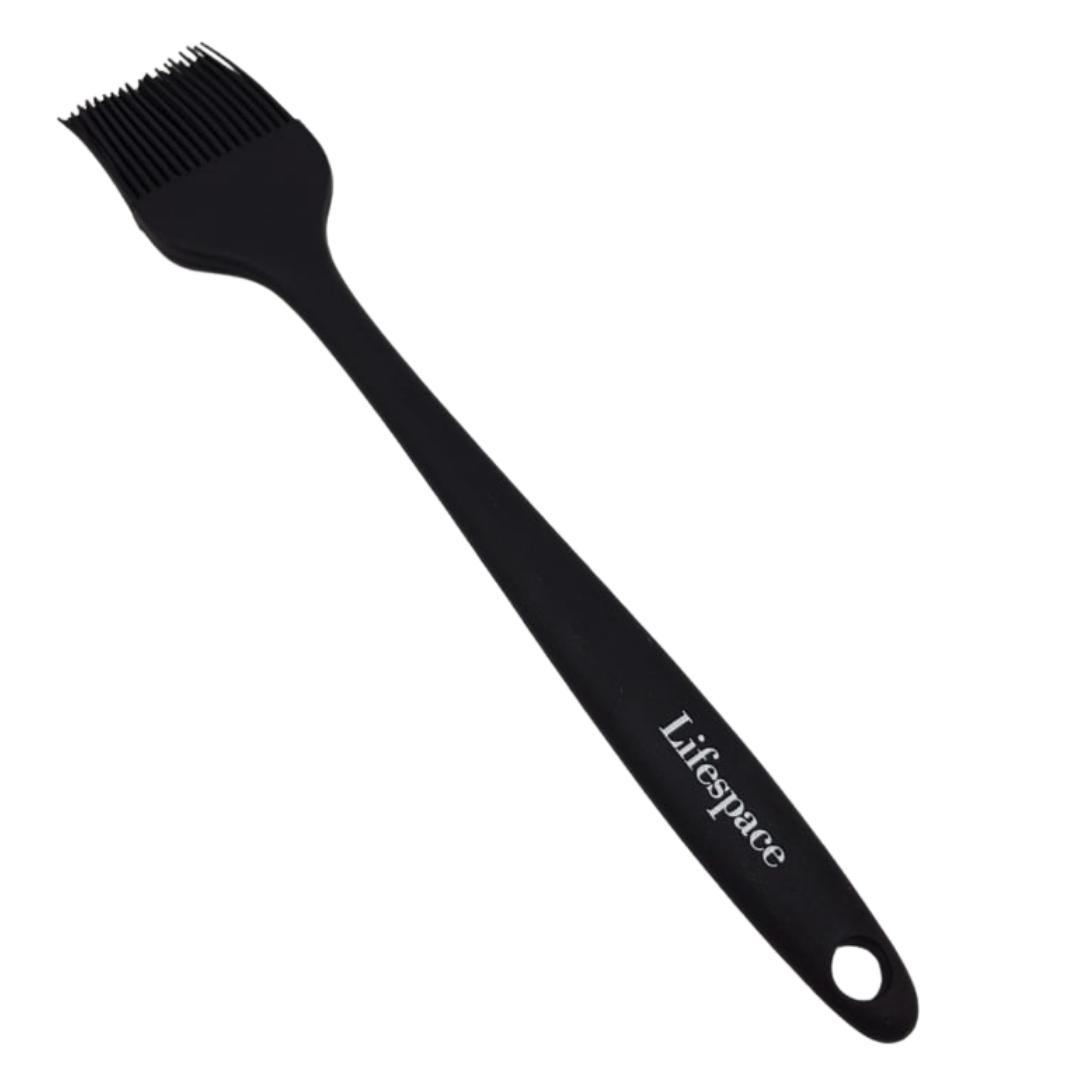 Lifespace 9,5cm Cast Iron Basting Pot & Lifespace Silicone Basting Brush Bundle Deal