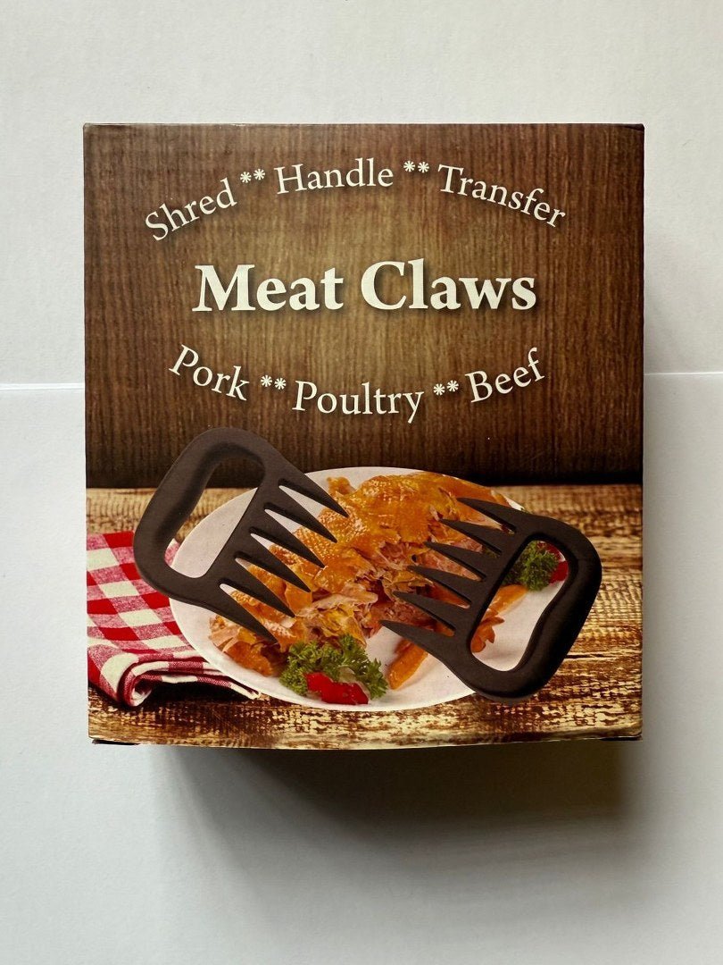 Lifespace BBQ Braai Essentials Meat Shredding Bundle: Nitrile Gloves (50-Pack) & Meat Shredding Bear Claws - Lifespace