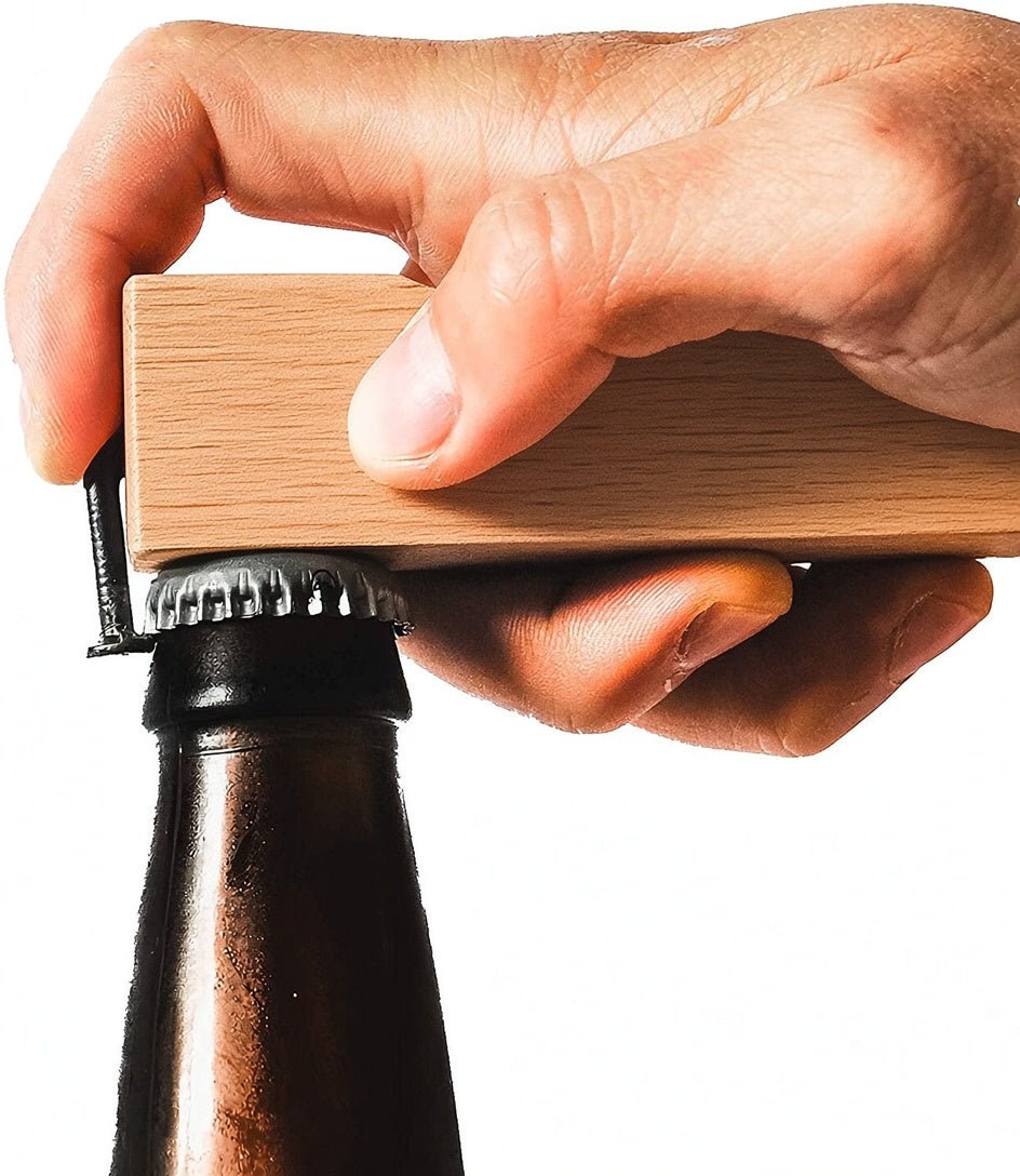 Lifespace Beech Bent Nail Bottle Opener - 3-Pack - Lifespace