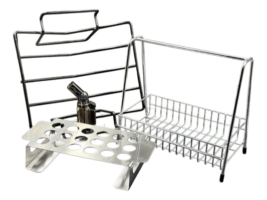 Lifespace "Braai-Like-a-Pro-Bundle" - Ribs, Poppers, Condiment Caddy & Torch Power - Lifespace