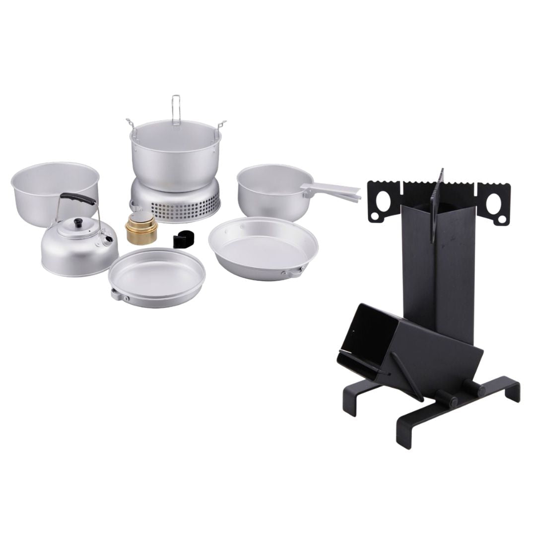 Lifespace Camping and Outdoor Cooking Kit - Complete Outdoor Cooking Solution - Lifespace