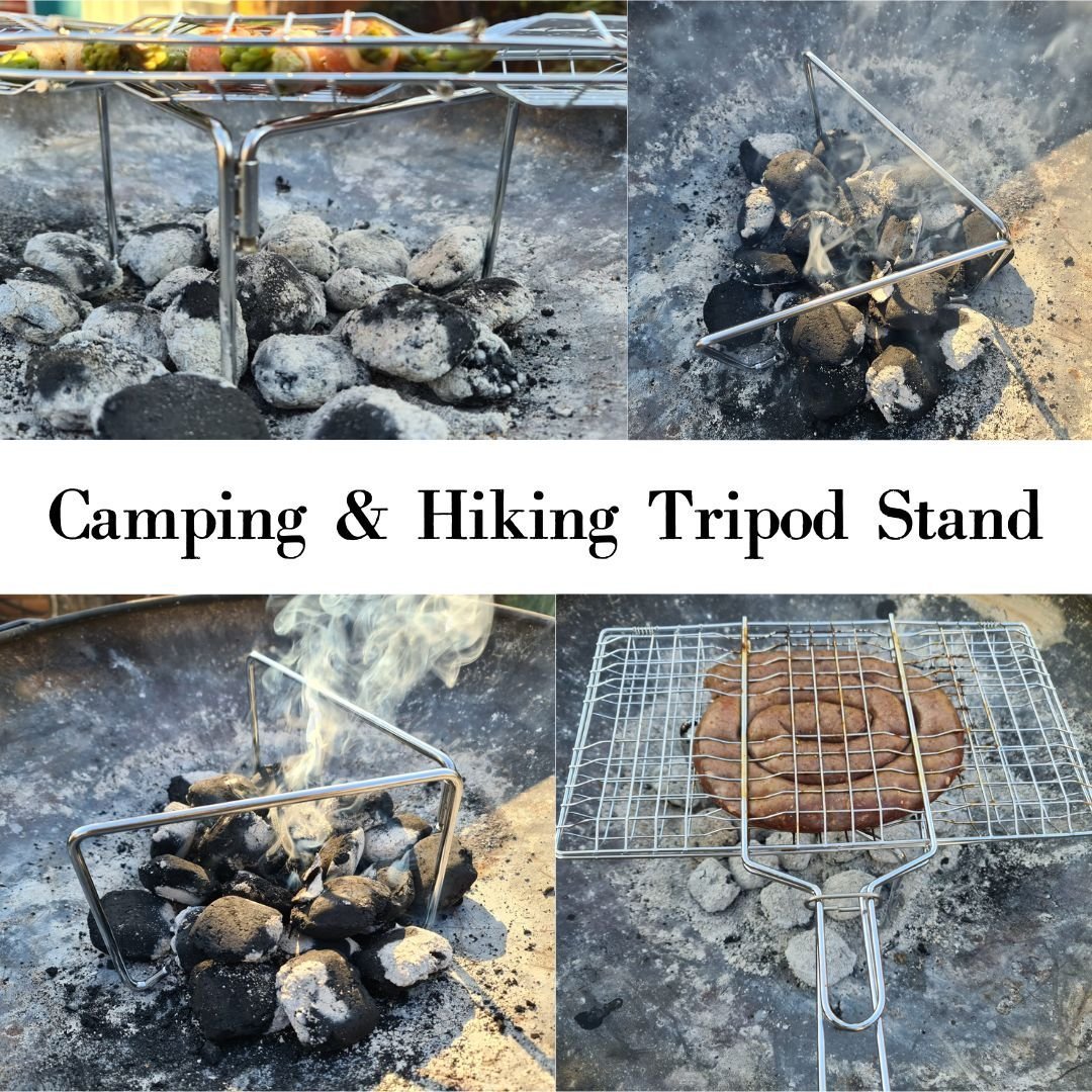 Lifespace Camping Hiking Backpacker Folding Tripod Stand - 3 Pack - Lifespace