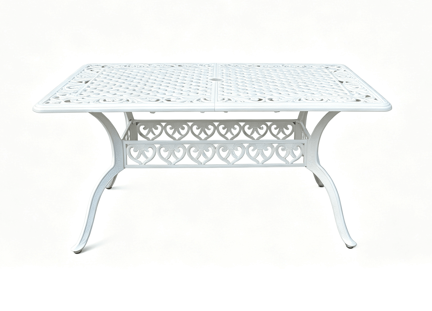 Lifespace Cast Aluminium 6-seater Patio Table (White) - Lifespace