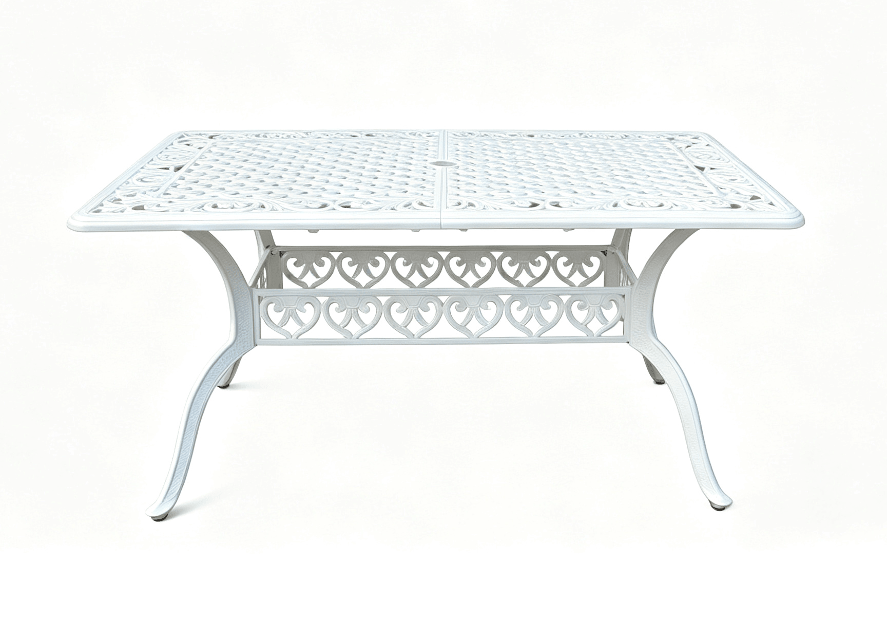 Lifespace Cast Aluminium 6-seater Patio Table (White) - Lifespace