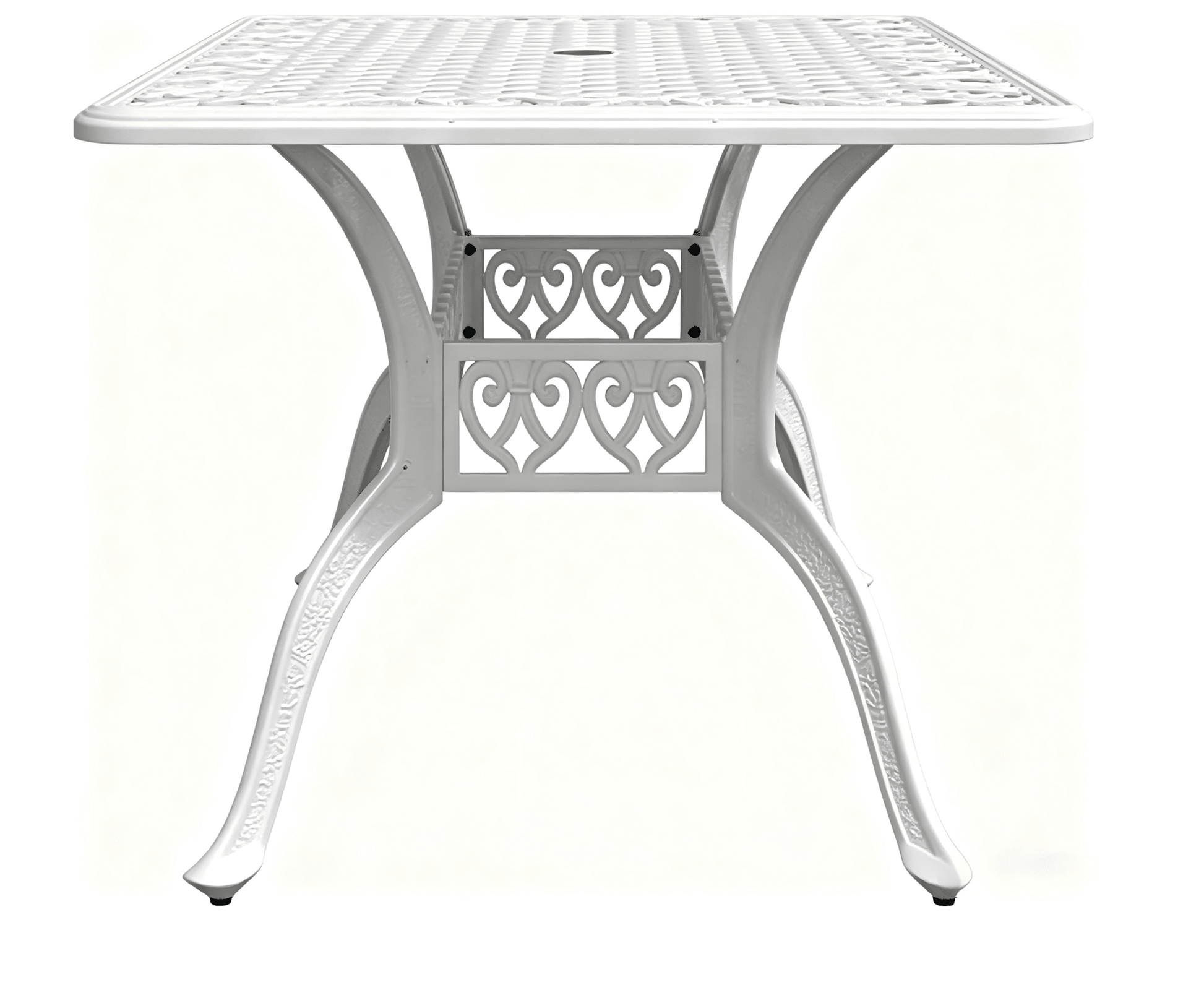 Lifespace Cast Aluminium 6-seater Patio Table (White) - Lifespace