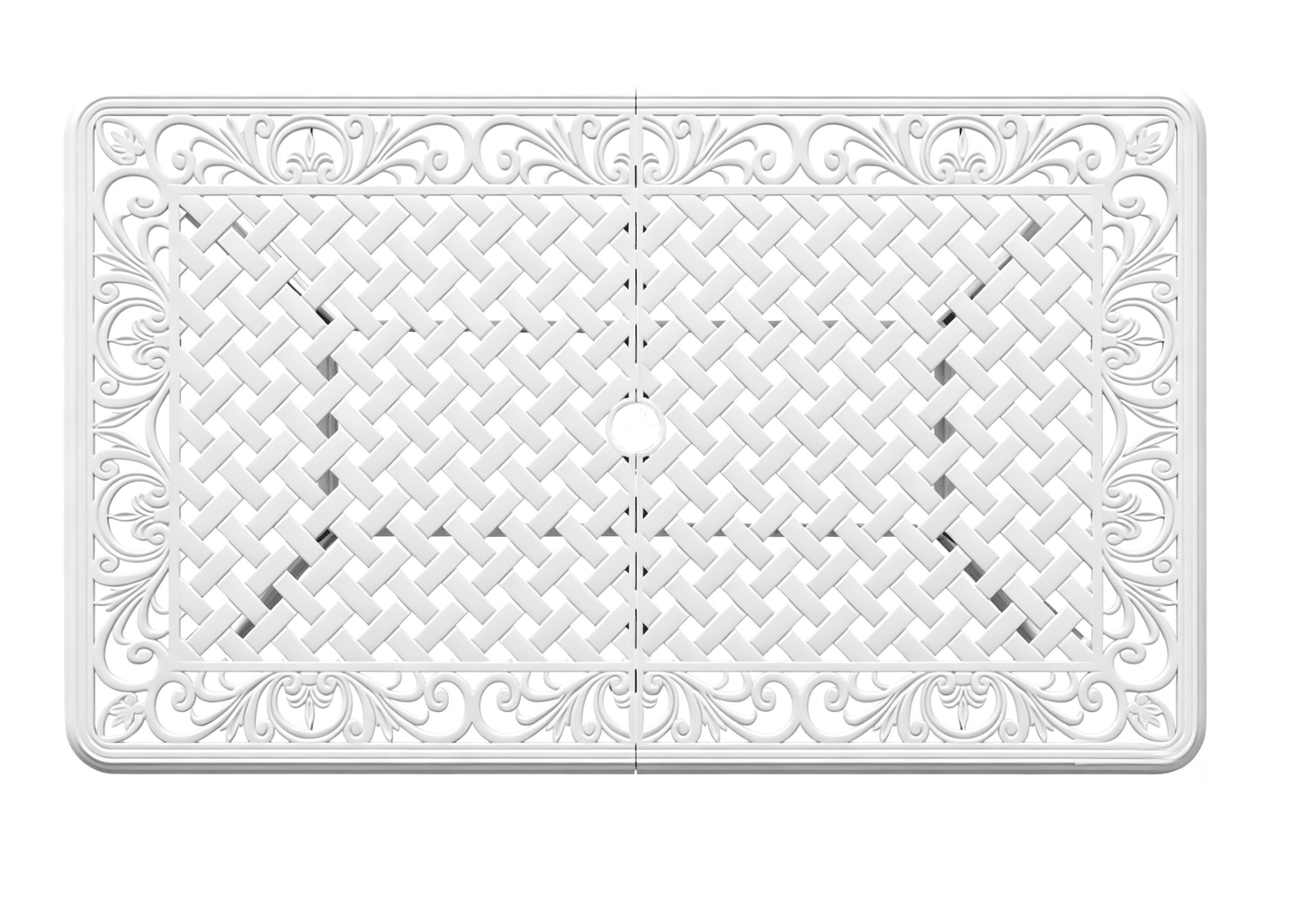 Lifespace Cast Aluminium 6-seater Patio Table (White) - Lifespace