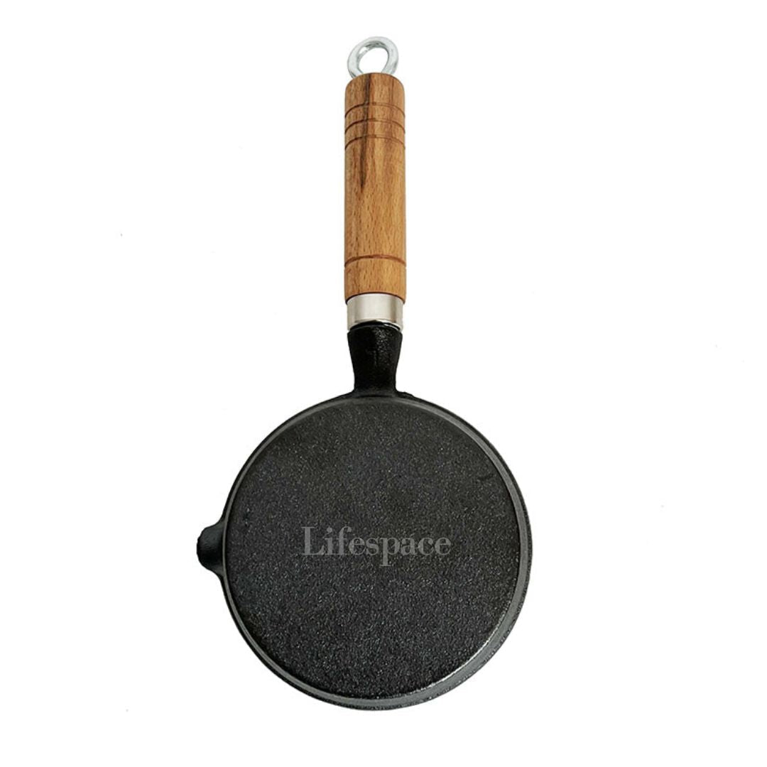 Lifespace Cast Iron Basting Pot & Premium Silicone Basting Brush Bundle - Lifespace