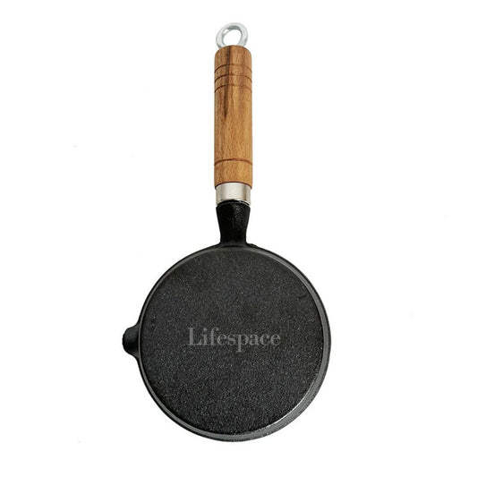 Lifespace Cast Iron Basting Pot & Premium Silicone Basting Brush Bundle - Lifespace