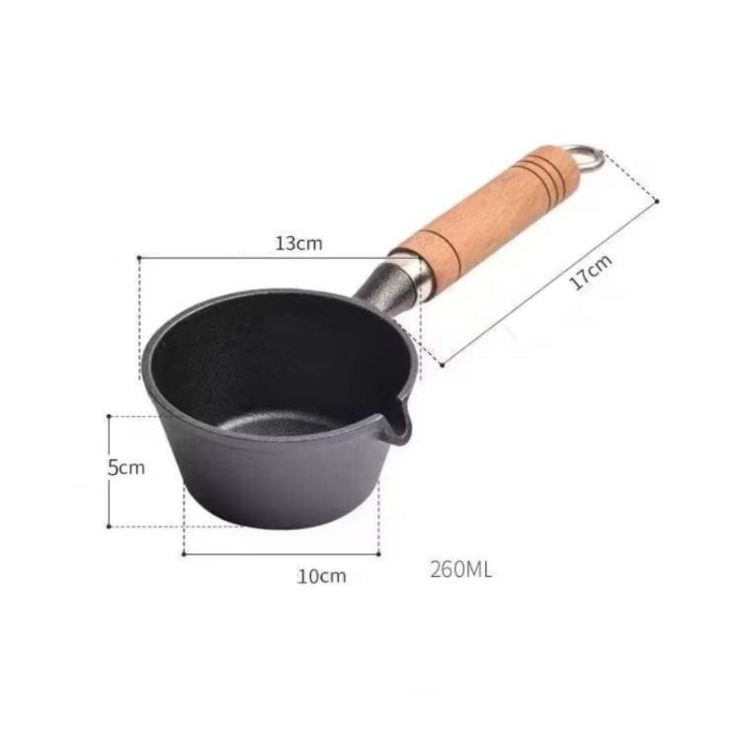 Lifespace Cast Iron Basting Pot & Premium Silicone Basting Brush Bundle - Lifespace