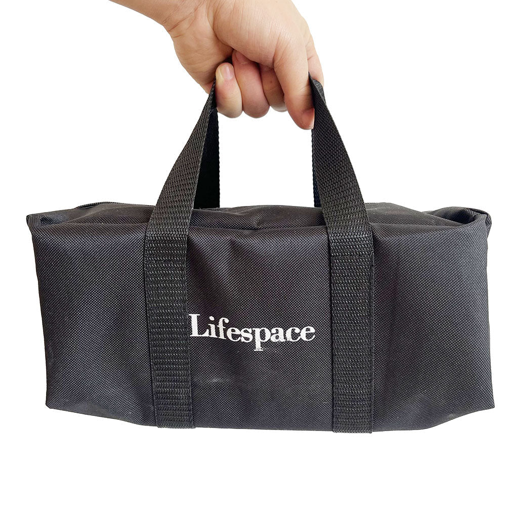 Lifespace Cast Iron Bread Pot with Handle & Free Bag + Potjie Clean & Care Kit Bundle - Lifespace