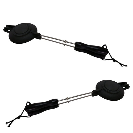 Lifespace Cast Iron Jaffle Irons (2-Pack) + 400ml Non-Stick Spray Combo Pack - Lifespace