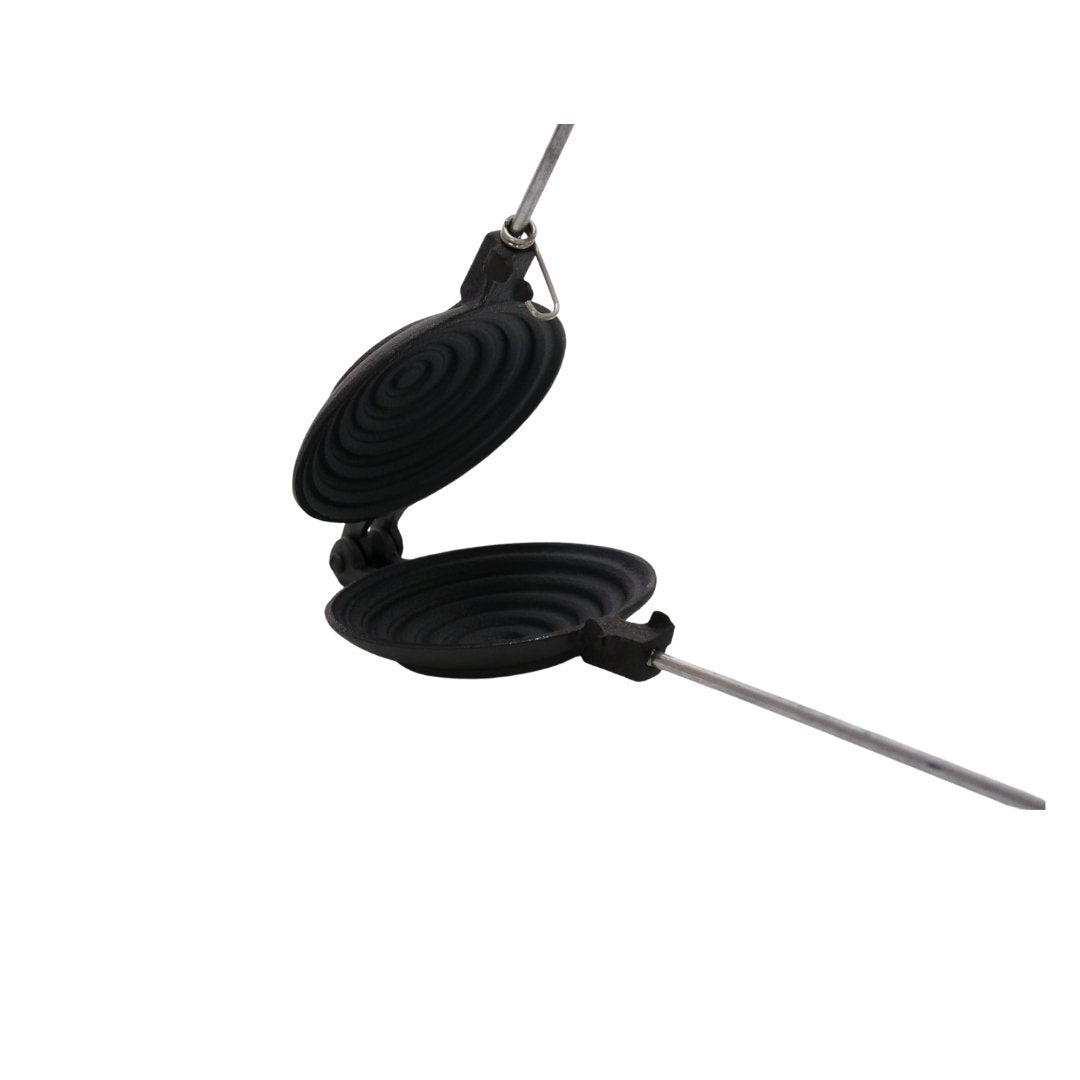 Lifespace Cast Iron Jaffle Irons (2-Pack) + 400ml Non-Stick Spray Combo Pack - Lifespace