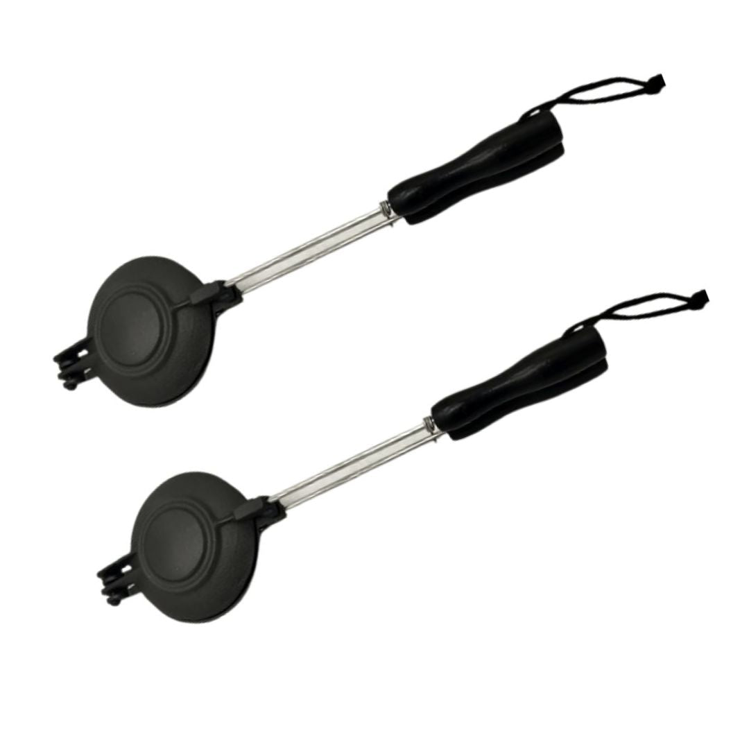 Lifespace Cast Iron Jaffle Irons (2-Pack) + 400ml Non-Stick Spray Combo Pack - Lifespace