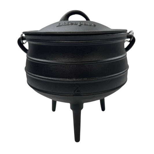 Lifespace Cast Iron No 2 Potjie Pot - 6lt - Lifespace