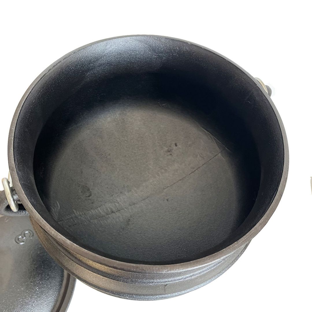 Lifespace Cast Iron No 3 Potjie Pot - 7,8lt + Potjie Clean & Care Kit Bundle - Lifespace