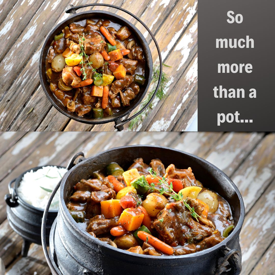 Lifespace Cast Iron No 3 Potjie Pot - 7,8lt + Potjie Clean & Care Kit Bundle - Lifespace
