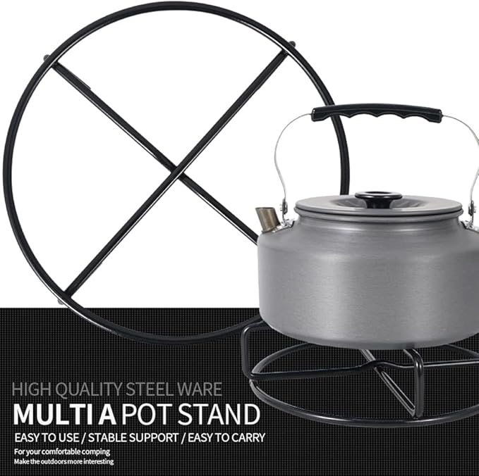 Lifespace Grid Stand Trivet for Dutch Ovens, Potjies & Pots - 2-Pack - Lifespace