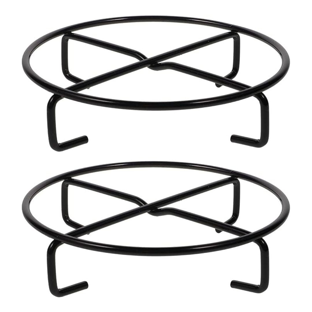 Lifespace Grid Stand Trivet for Dutch Ovens, Potjies & Pots - 2-Pack - Lifespace