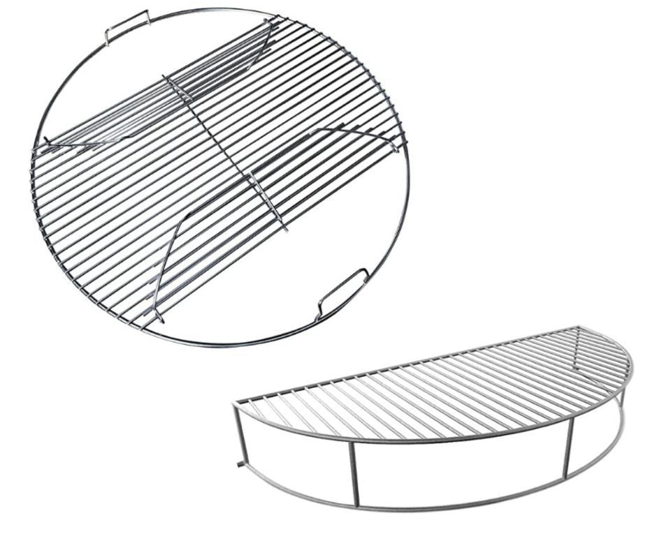 Lifespace "Grill Master" Bundle: Quality Hinged Grid & Upper Deck Grid Extension - Lifespace
