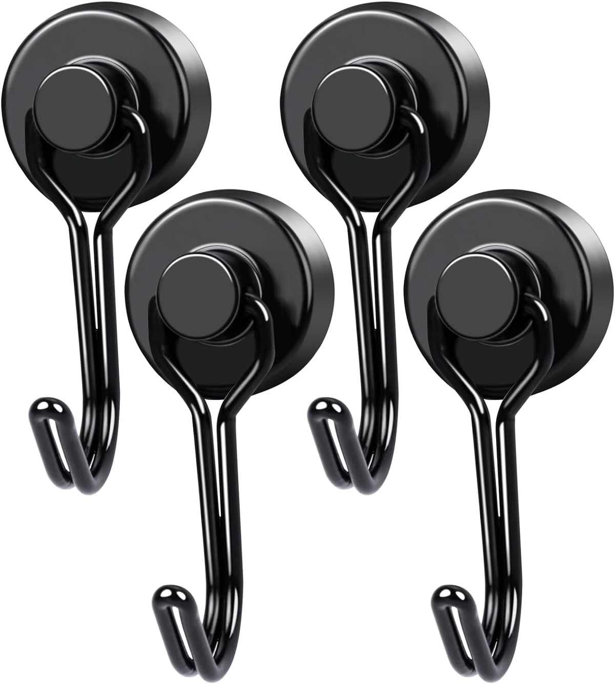 Lifespace Heavy Duty Magnetic Braai & Utility Hooks - 4-Hook Pack - Lifespace