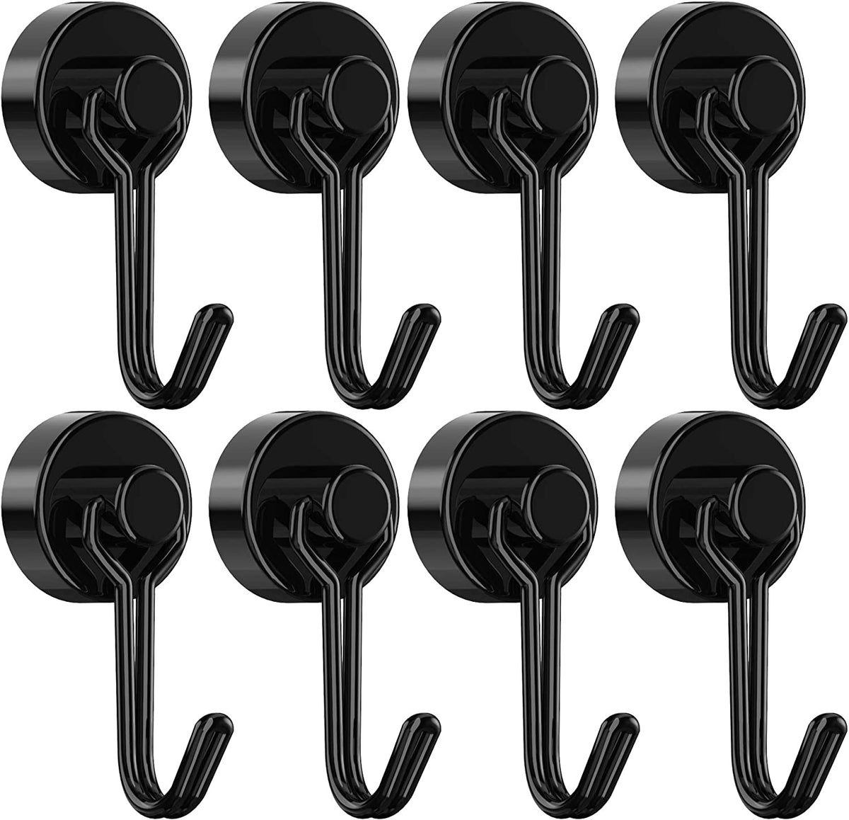 Lifespace Heavy Duty Magnetic Braai & Utility Hooks - 4-Hook Pack - Lifespace