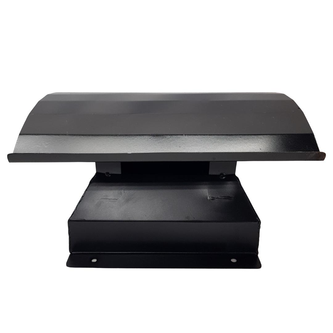 Home Fires Mild Steel Fireplace and Braai Flue Pipe Fixed Cowls - Bolt-On - Various Size Options