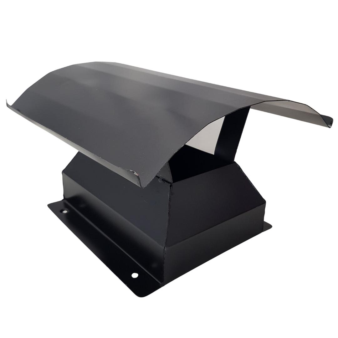 Home Fires Mild Steel Fireplace and Braai Flue Pipe Fixed Cowls - Bolt-On - Various Size Options