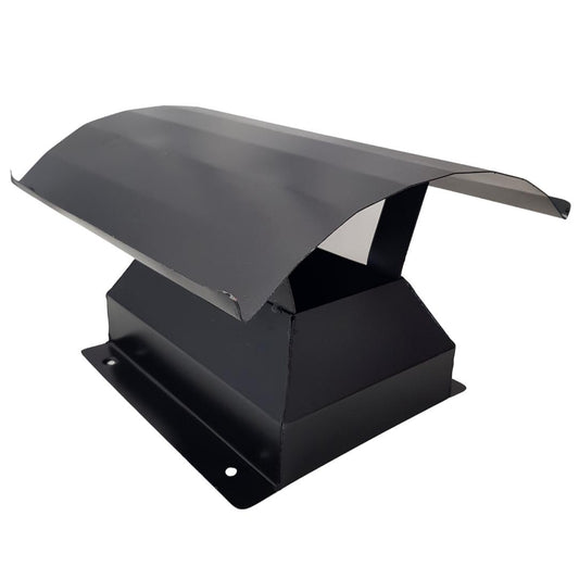 Home Fires Mild Steel Fireplace and Braai Flue Pipe Fixed Cowls - Bolt-On - Various Size Options