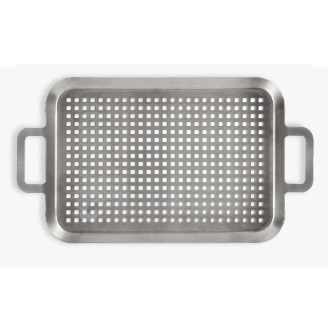 Lifespace Large Perforated Braai Pan + 400ml Non-Stick Spray Combo Pack - Lifespace