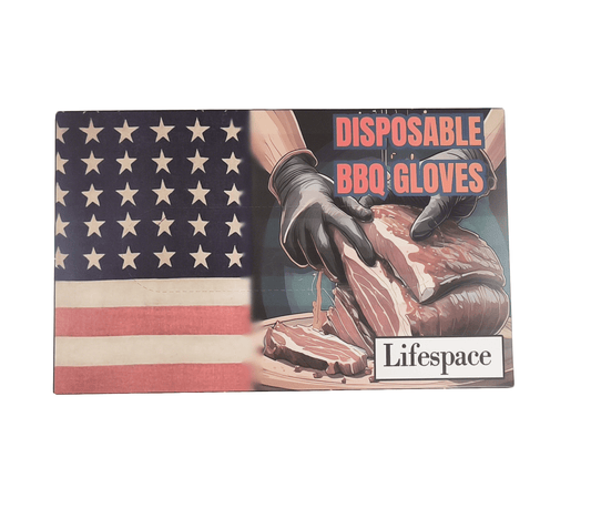 Lifespace Nitrile BBQ Gloves with Cotton Inner - Lifespace