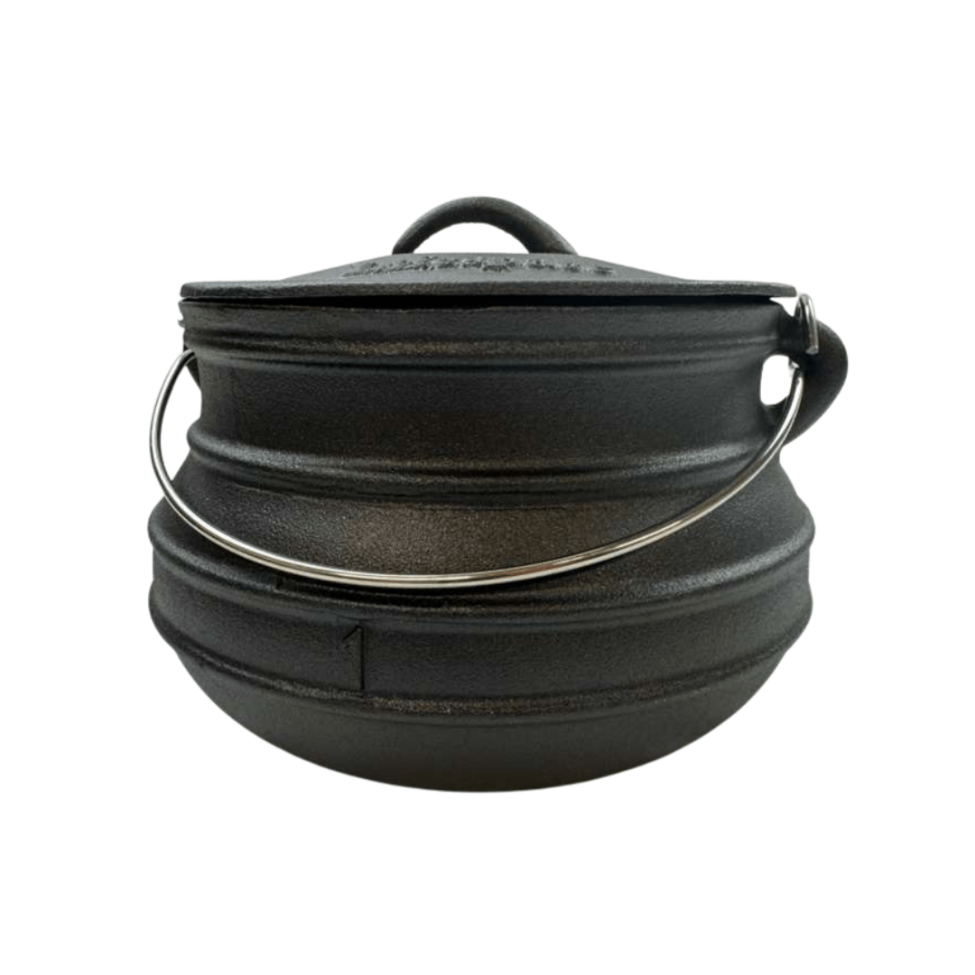Lifespace No. 1 Cast Iron Flat Bottom Potjie Pot - 4.7lt - Lifespace