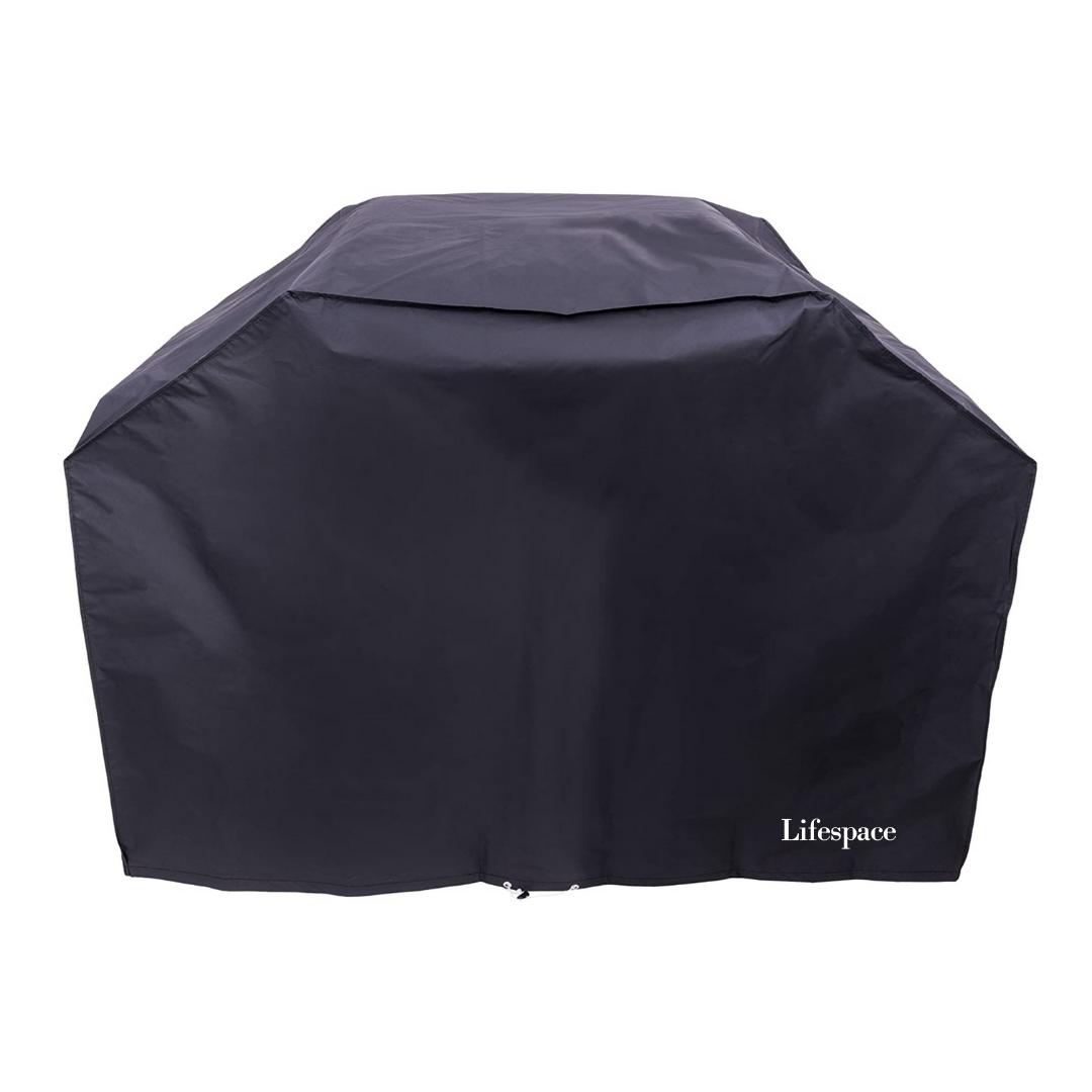 Lifespace Offset Barrel Smoker & Braai + Lifespace 145cm Braai Cover Bundle - Lifespace