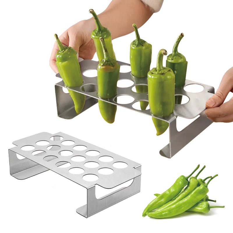 Lifespace Patio & Braai Essentials Bundle – Round Side Table + 2x Jalapeño/Drumstick Racks + Chrome Condiment Caddy - Lifespace