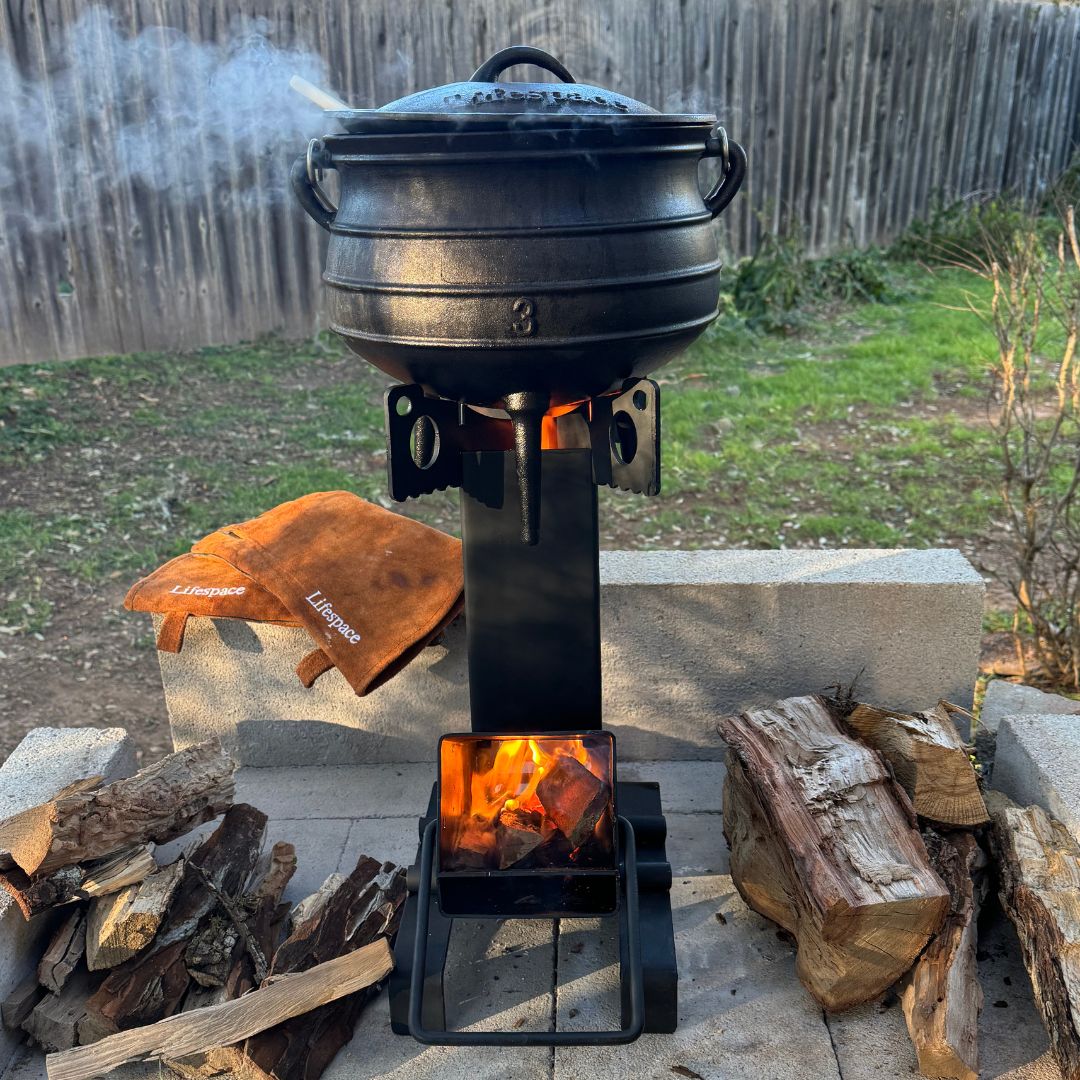 Lifespace Camping and Outdoor Cooking Kit - Complete Outdoor Cooking Solution