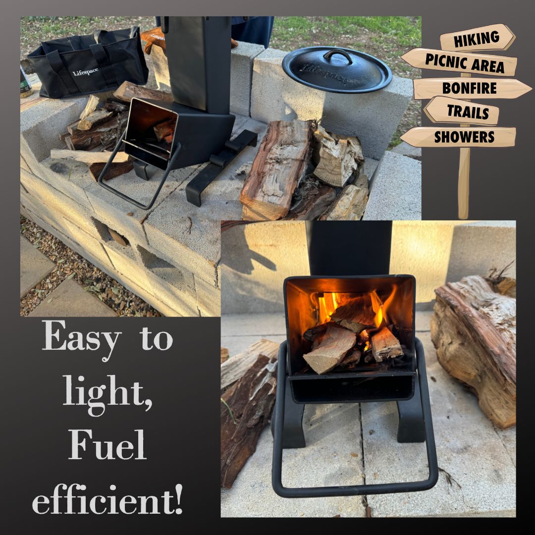 Lifespace Camping and Outdoor Cooking Kit - Complete Outdoor Cooking Solution