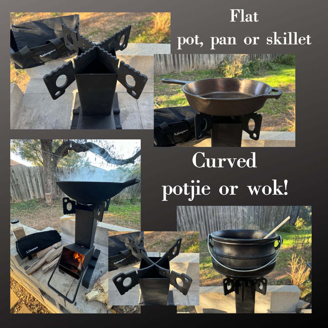 Lifespace Camping and Outdoor Cooking Kit - Complete Outdoor Cooking Solution