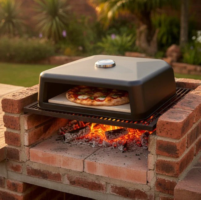 Lifespace Premium Matt Black Charcoal Pizza Oven - Lifespace