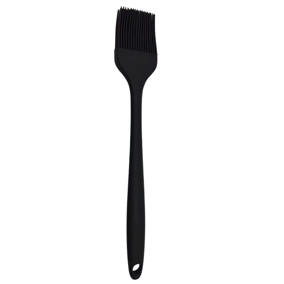Lifespace Premium Solid Silicone Basting Brush – Black - 3-Pack - Lifespace