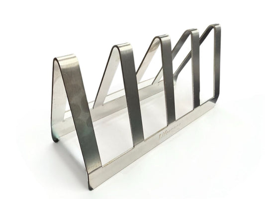 Lifespace Premium Stainless Steel T-Bone / Chop Rack - 4 Slot - Lifespace