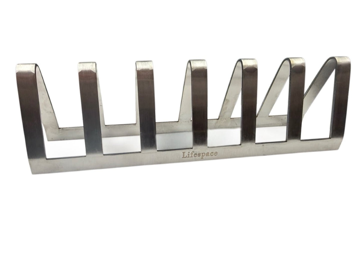 Lifespace Premium Stainless Steel Tjop / Chop Rack - 6 Slot - Lifespace