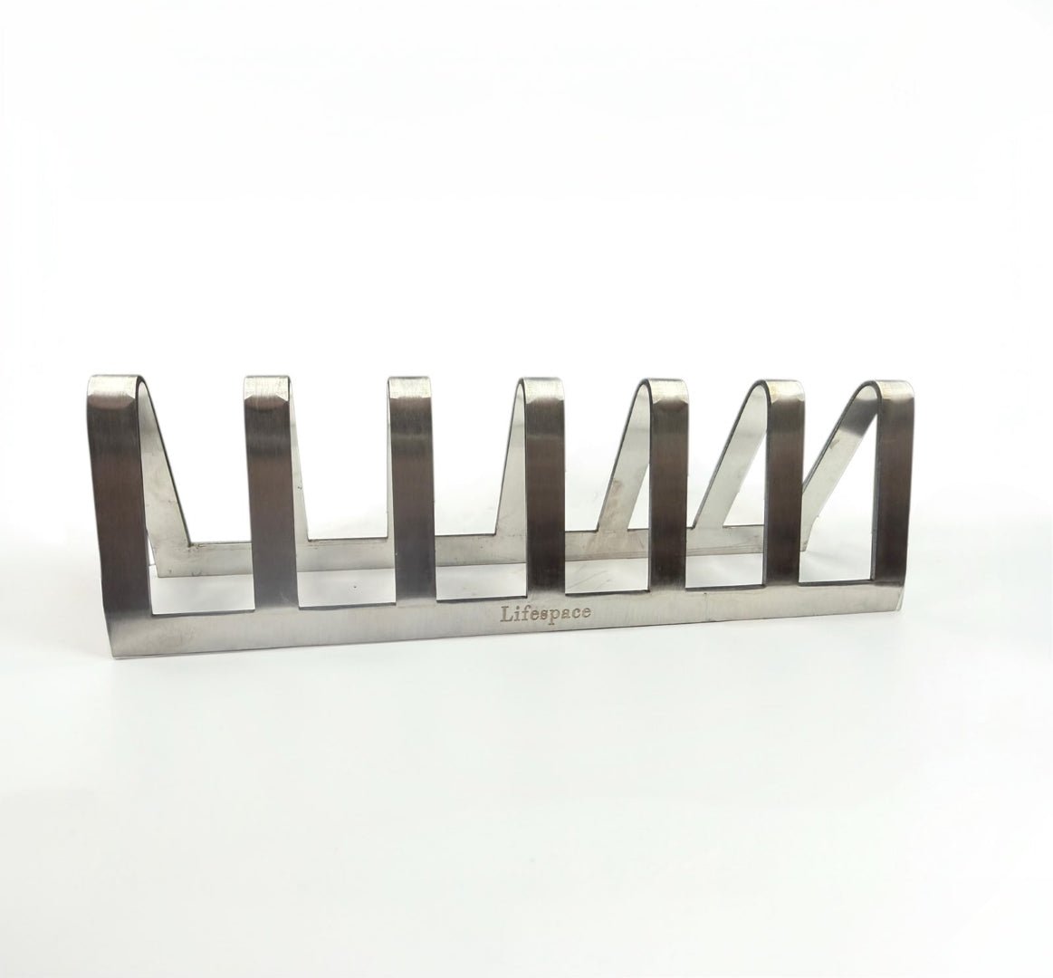 Lifespace Premium Stainless Steel Tjop / Chop Rack - 6 Slot - Lifespace