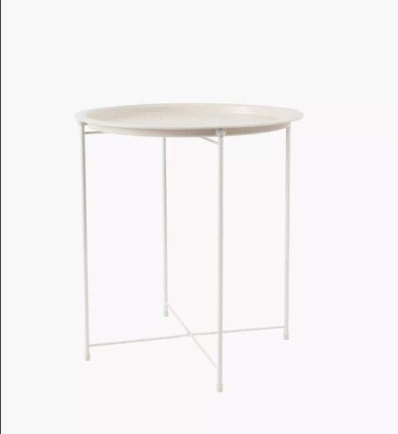 Lifespace Quality Round Patio Side End Table - White - Lifespace