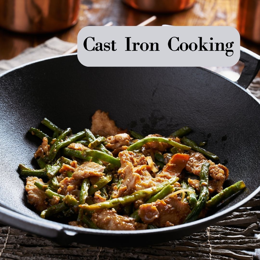 Lifespace Round Cast Iron Wok with Handles - 37cm x 31cm + Potjie Clean & Care Kit Bundle - Lifespace