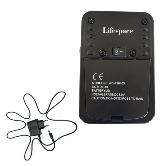 Lifespace Silent Rotisserie Motor + 220V Adaptor Plug Combo Deal - Lifespace