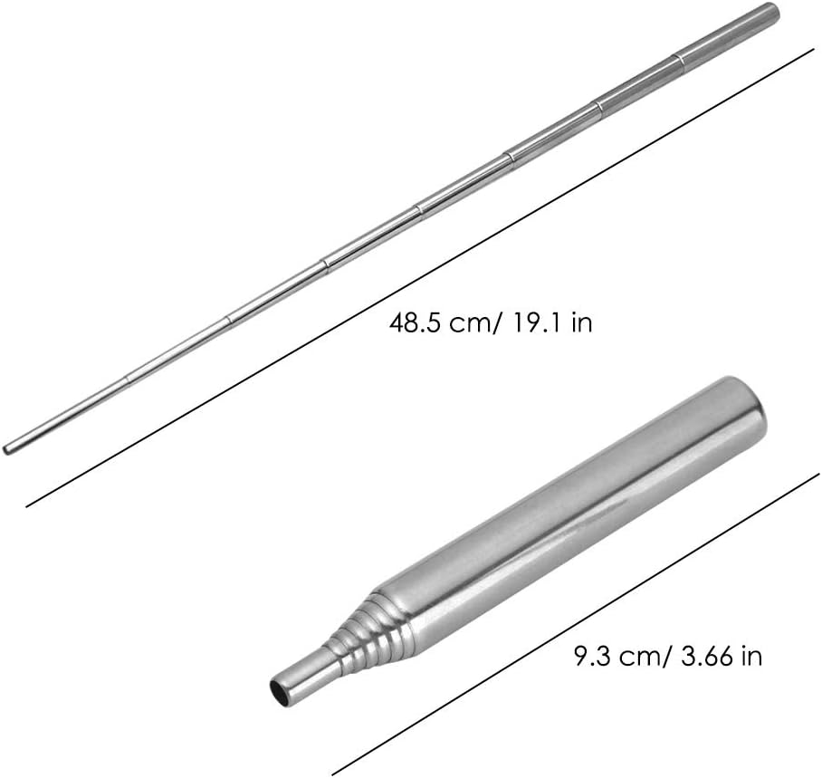 Lifespace Stainless Steel Pocket Fire Bellow Tool - 3-Pack - Lifespace
