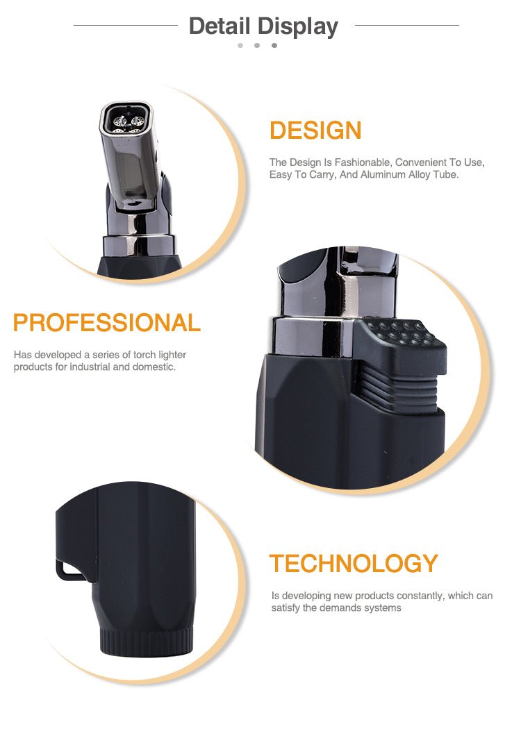 Lifespace Torch Jet Flame Braai or Cigar Lighter - 3 pack